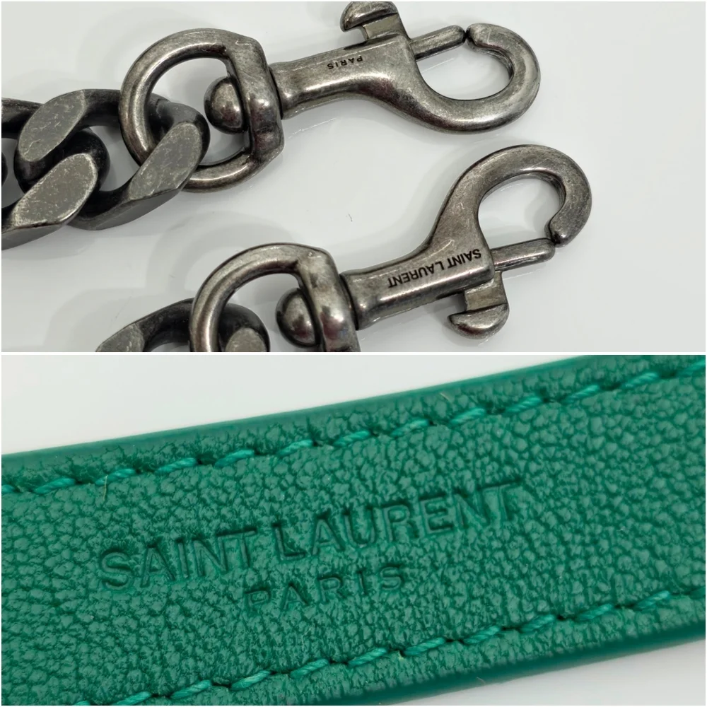 ✨️Authentic Saint Laurent College Medium In Quilted Leather - Picture 4 of 16